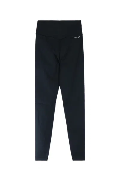 Ea7 Dynamic Athlete Mesh-panel Leggings In Black