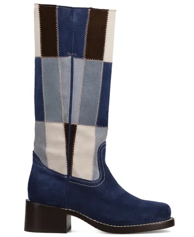 Frye Campus Knee High Boot In Blue