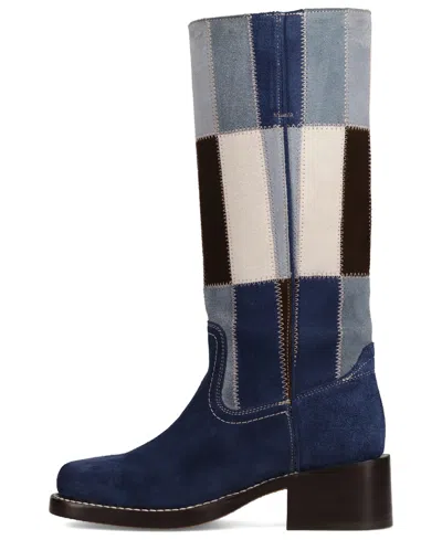 Frye Campus Knee High Boot In Blue