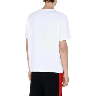 Shop Stella Mccartney White Members Print T-shirt