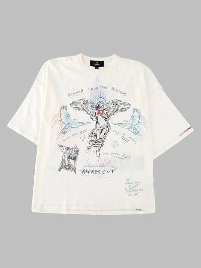 Represent Heavier Than The Heavens Graphic T-shirt In White