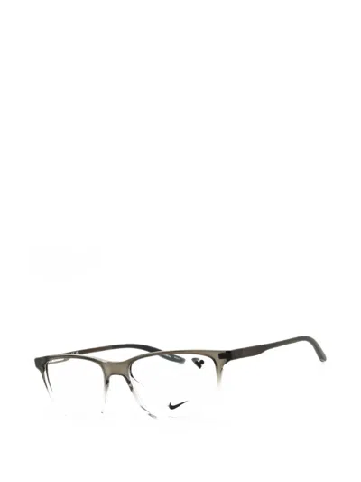 Nike Rectangle-frame Glasses In Silver