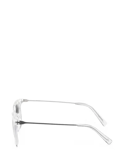 Tumi Square-frame Glasses In Metallic