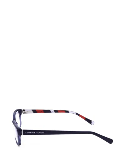 Tommy Hilfiger Rectangle-frame Glasses In Blue