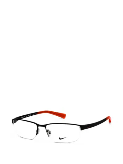 Nike Rectangle-frame Glasses In Black