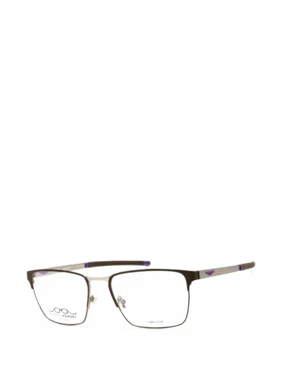 Police Rectangle-frame Glasses In White