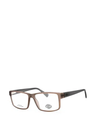 Harley-davidson Rectangle-frame Glasses In White