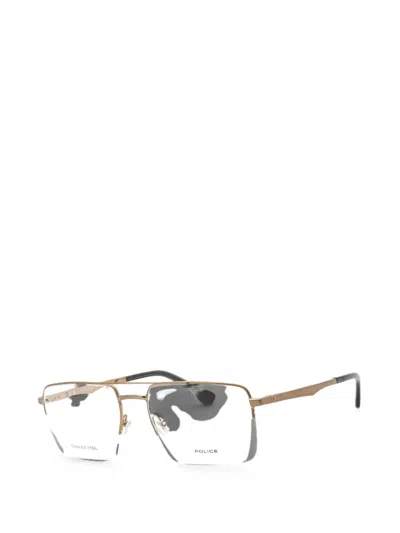 Police Pilot-frame Glasses In Multi
