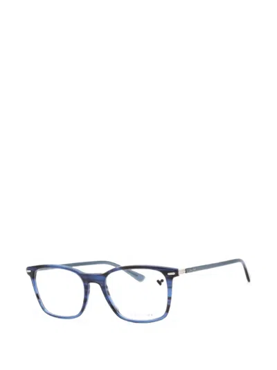 Calvin Klein Rectangle-frame Glasses In Blue