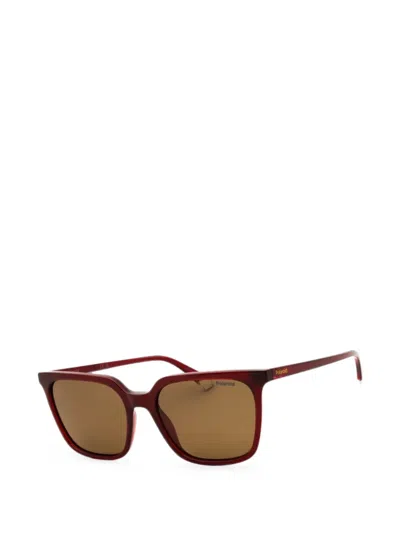 Polaroid Rectangle-frame Sunglasses In Multi