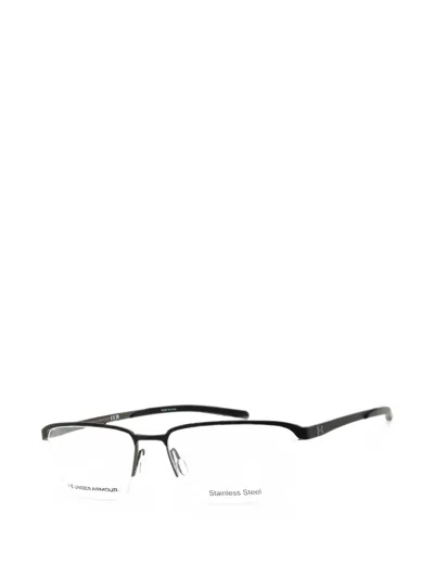 Under Armour Rectangle-frame Glasses In Black