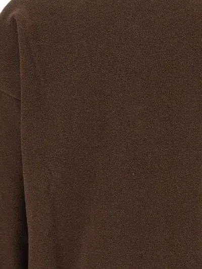 Marella Sequoia Argyle-pattern Sweater In Brown