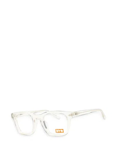 Spy Unisex Transparent Round Eyeglass Frames Hotspotoptical58 In White