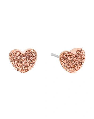 Shop Michael Kors Earrings In Copper