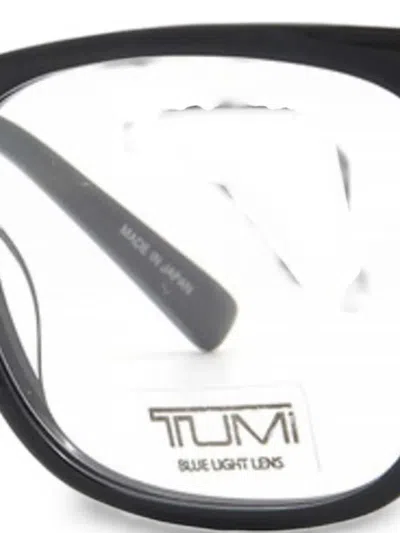 Tumi Square-frame Glasses In Black