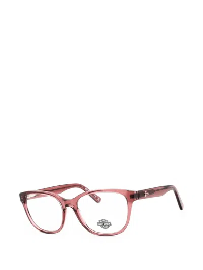 Harley-davidson Rectangle-frame Glasses In Pink
