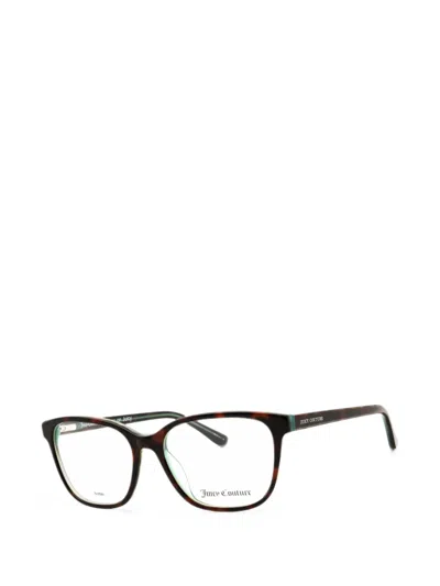 Juicy Couture Rectangular-frame Glasses In Black