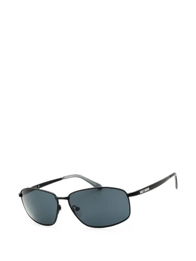 Harley-davidson Rectangle-frame Sunglasses In Black
