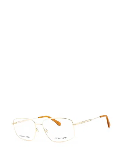 Gant Rectangle-frame Glasses In Neutral