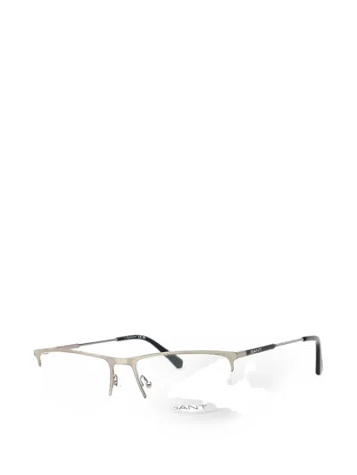 Gant Rectangle-frame Glasses In Grey