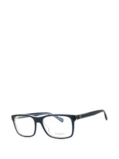 Coach Rectangle-frame Glasses In Blue