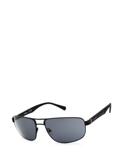 Harley-davidson Rectangle-frame Sunglasses In Black