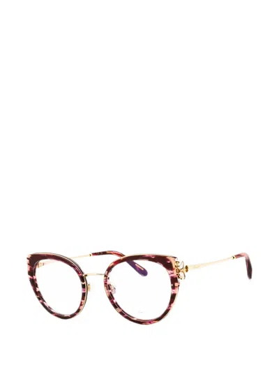 Chopard Eyewear Cat-eye Frame Glasses In Multi