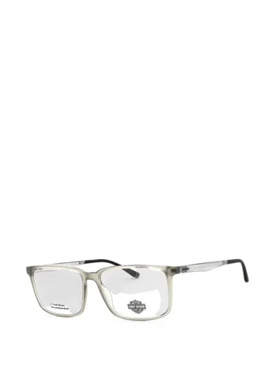 Harley-davidson Rectangle-frame Glasses In Gray