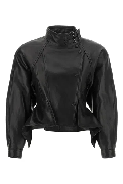 Balmain Fitted Buttoned Waist Jacket In Black