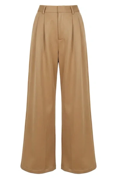 Freemarket Solid Pant In Brown