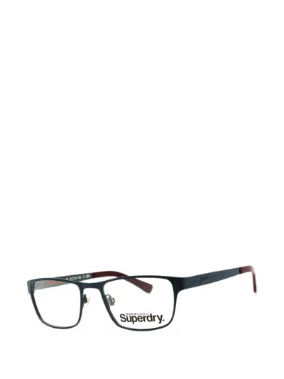 Superdry Rectangle-frame Glasses In Black