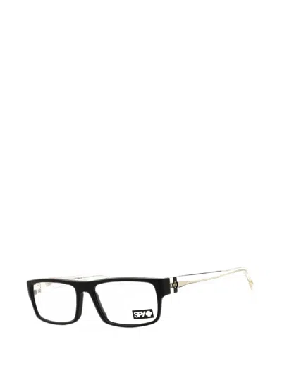 Spy Unisex Black Rectangular Eyeglass Frames Weston56 In Multi