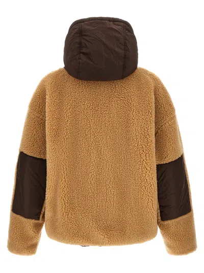 Dsquared2 Dsquared Reversible Teddy Jacket For Men In Brown