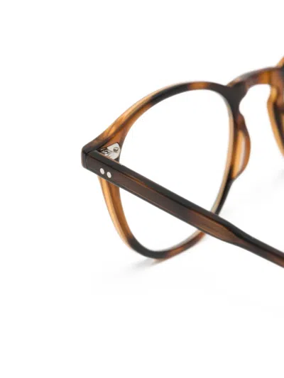Garrett Leight Hampton Round-frame Glasses In Multi
