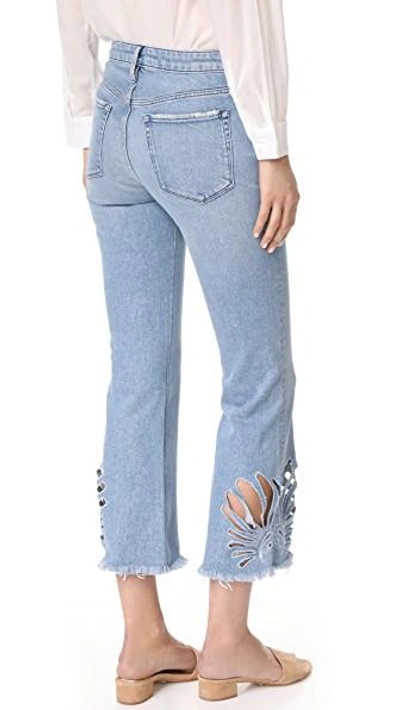 Shop 3x1 Freja Crop Bell Jeans In Elkhorn