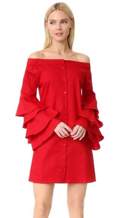 Jour/né Bella Dress In Red
