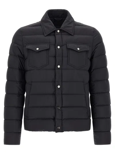 Herno Quilted Polyamide Down Jacket In Black