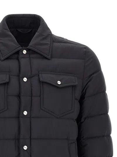 Herno Quilted Polyamide Down Jacket In Black