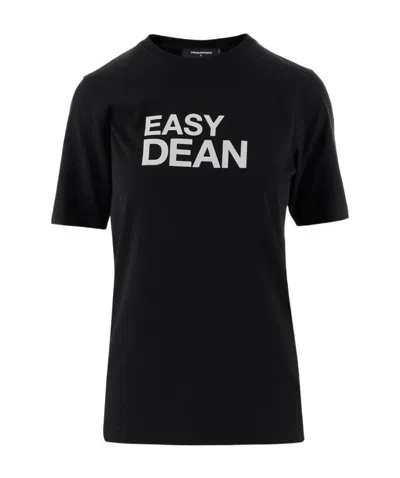 Dsquared2 Easy Dean T-shirt In Black