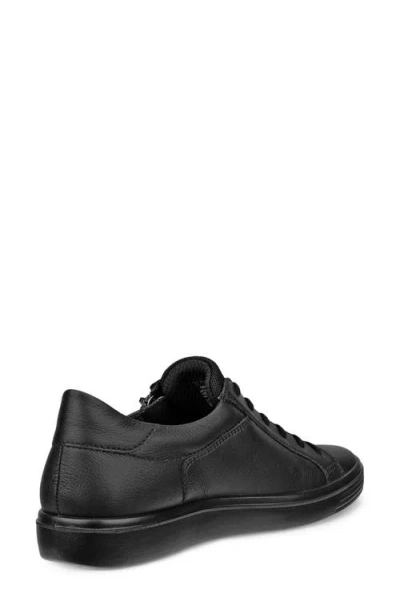 Ecco Classic Zip Sneaker In Black