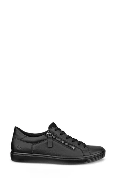 Ecco Classic Zip Sneaker In Black