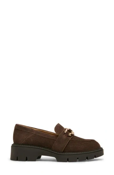 Blondo Kapri Leather Loafer In Java Suede