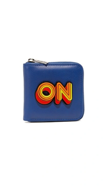 Yazbukey On Off Small Wallet In Blue/red/yellow