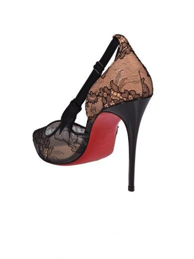 Shop Christian Louboutin Louboutin Hot Jeanbi 100 Shoes In Cmblack