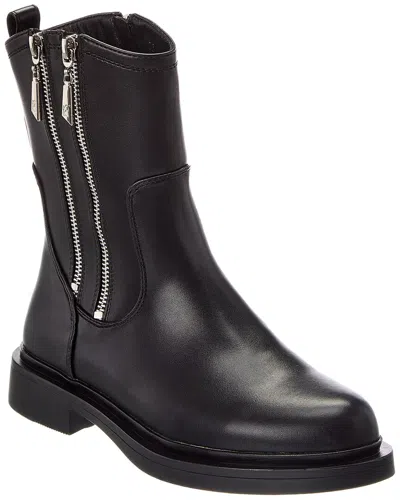 Byblos Leather Boot In Black