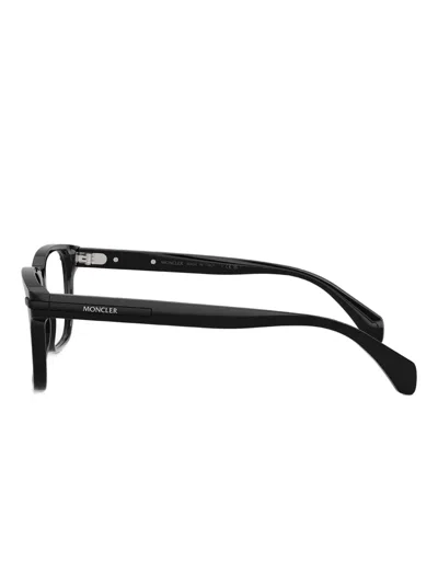 Moncler Square Branded Frames In Black