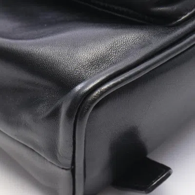 Pre-owned Gucci Black Leather Backpack ()