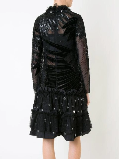 Shop Romance Was Born 'dark Moon Crystal' Dress In Black