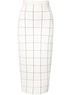 VICTORIA BECKHAM Grid Knit Pencil Skirt,DRYCLEANONLY