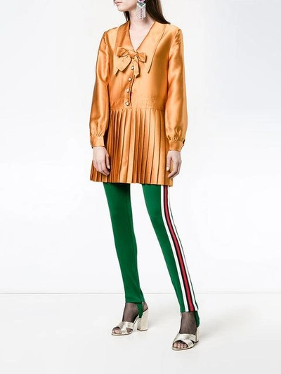 Shop Gucci Web-trimmed Trousers